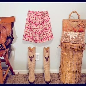 Oilily designer skirt crochet pink mini skirt